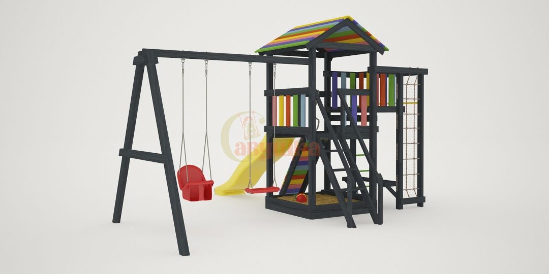 Детская площадка Савушка 5 BLACK